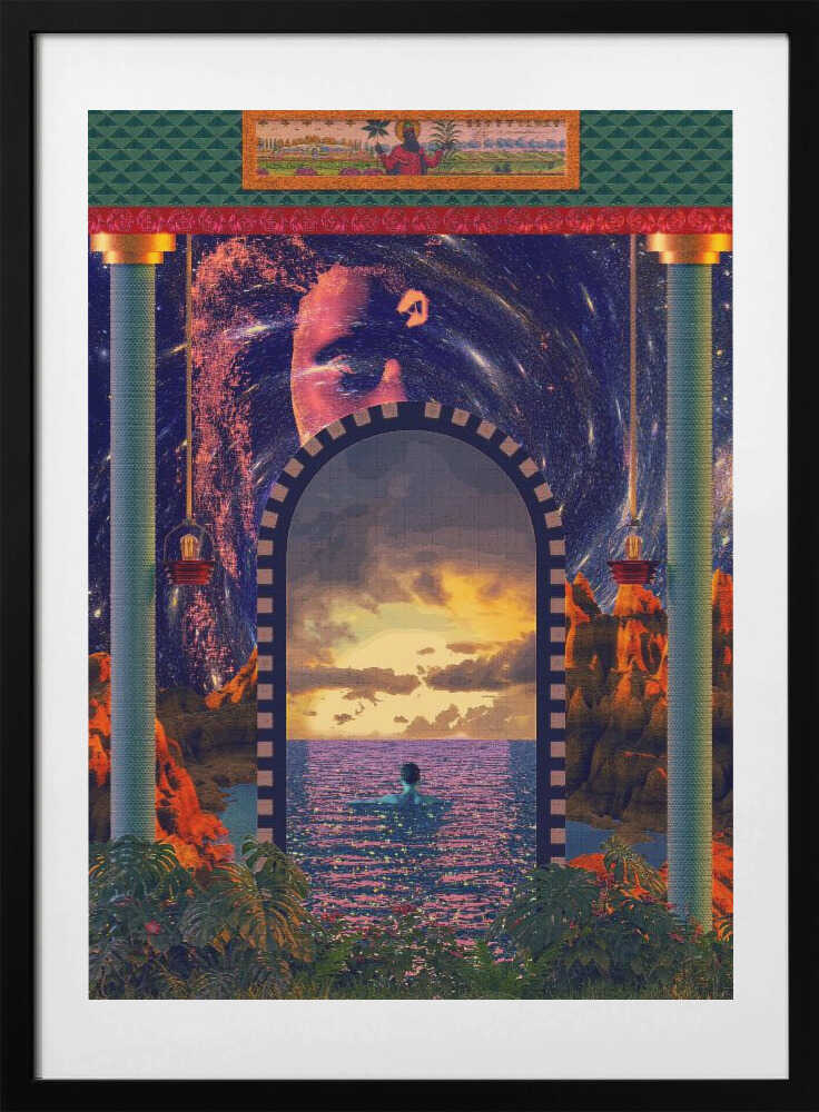 PORTAL TO AN OCEAN - Art Print by CosmoZach