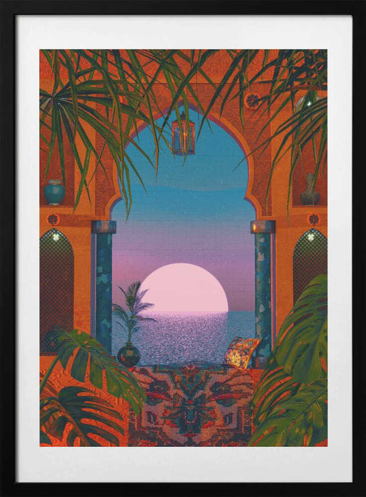 TROPICAL PORTAL - Art Print by CosmoZach