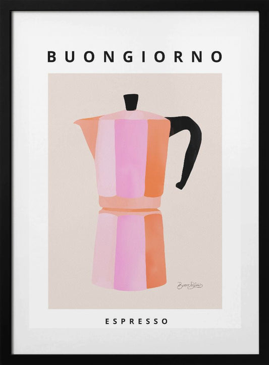 Buongiorno Espresso - Art Print by Baroo Bloom