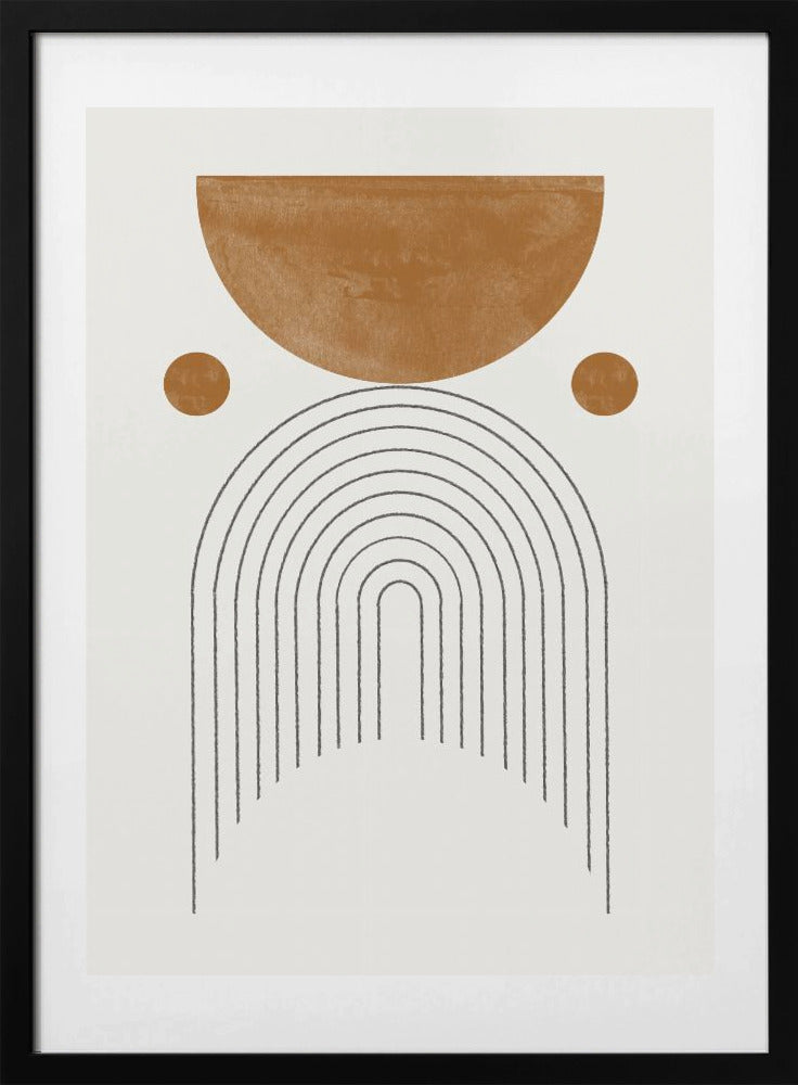 Geometric Harmony - Art Print by THE MIUUS STUDIO