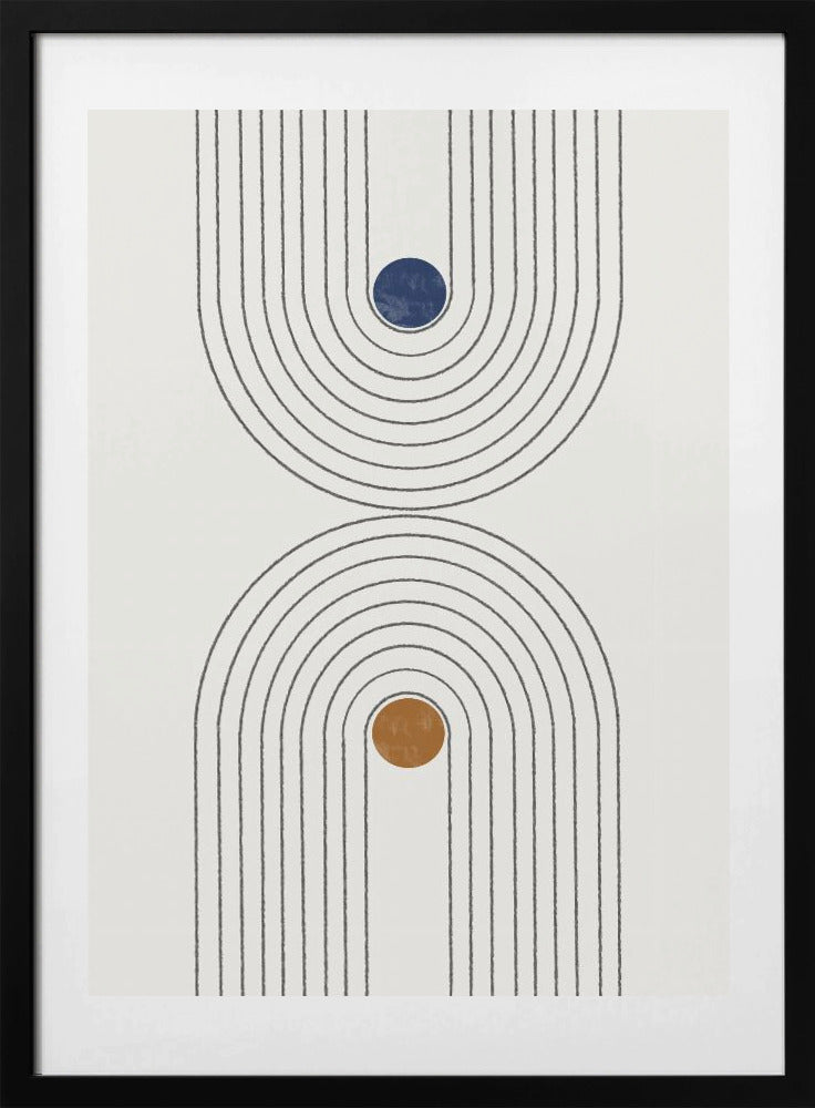 Curved Paths - Art Print by THE MIUUS STUDIO