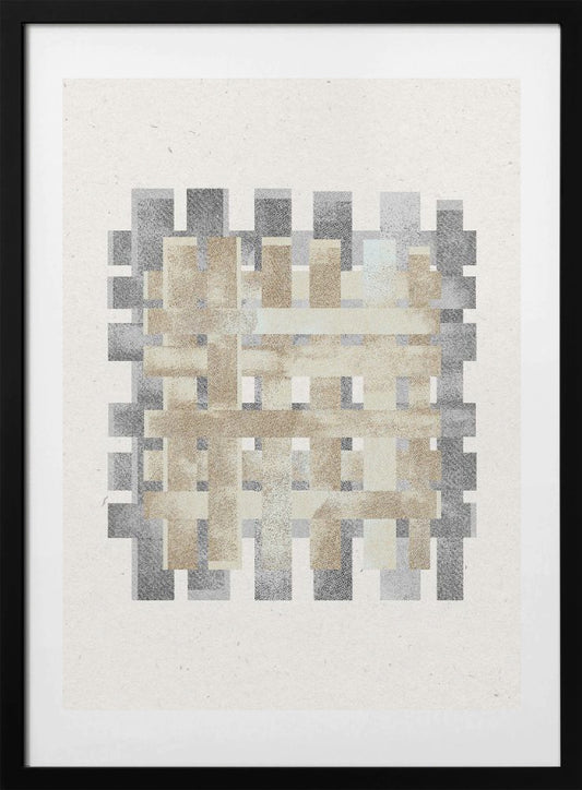 Woven Geometries - Art Print by THE MIUUS STUDIO