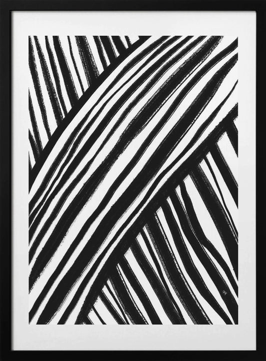 Zebra's Pathway - Art Print by Martina