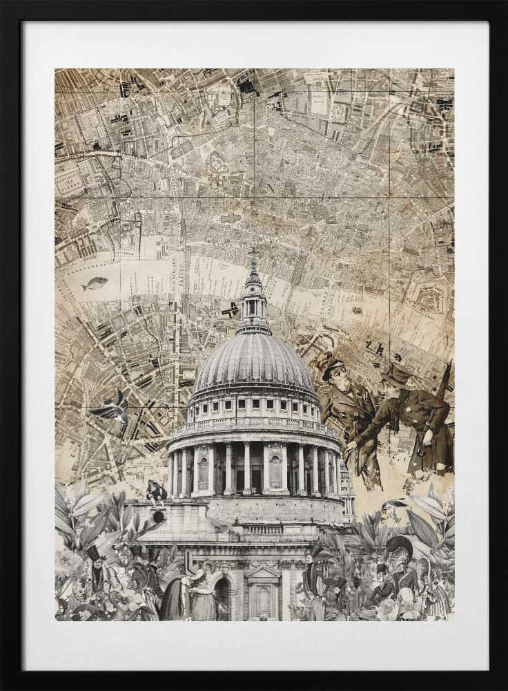 London St Pauls (City Breaks) - Art Print by Simon Goggin Travel Poster