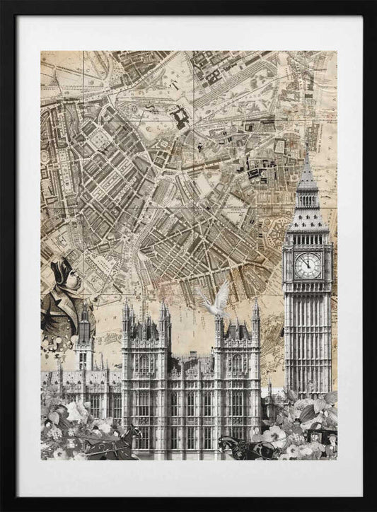 London Westminster (City Breaks) - Art Print by Simon Goggin Travel Poster