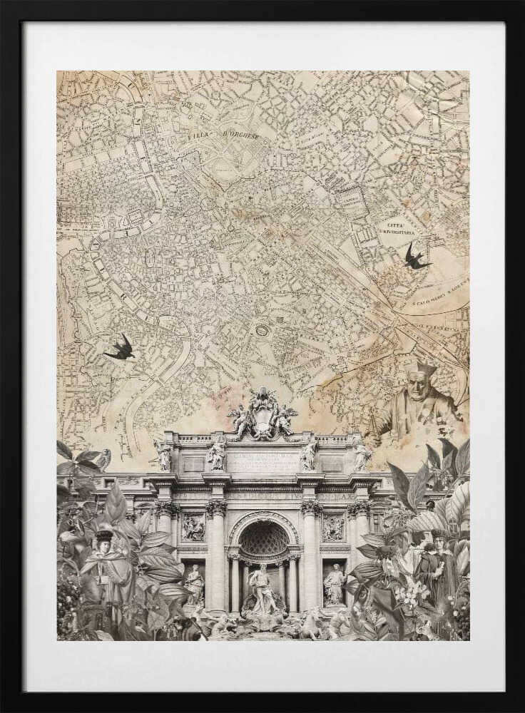 Rome (City Break) - Art Print by Simon Goggin Travel Poster