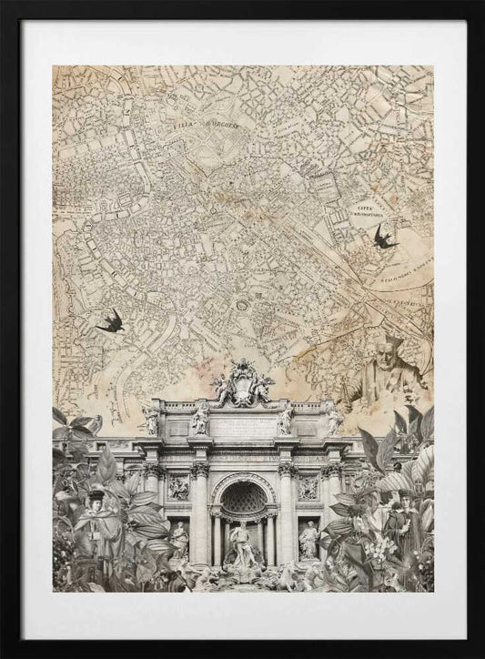 Rome (City Break) - Art Print by Simon Goggin Travel Poster