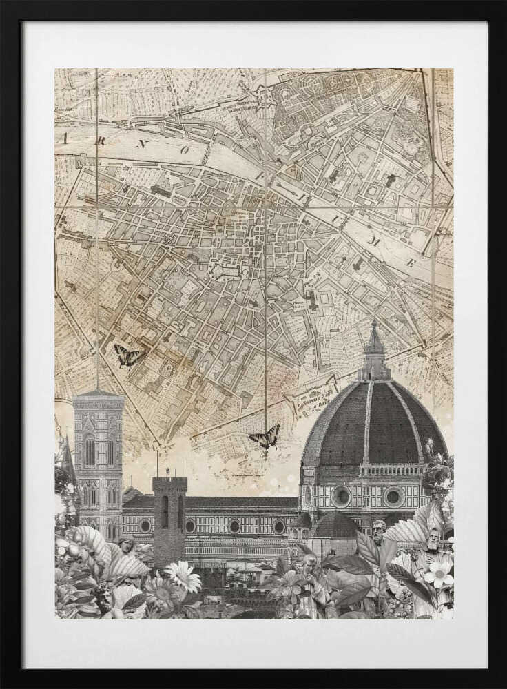 Florence (City Breaks) - Art Print by Simon Goggin Travel Poster