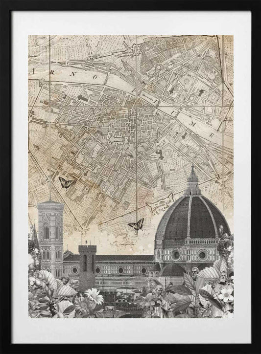 Florence (City Breaks) - Art Print by Simon Goggin Travel Poster