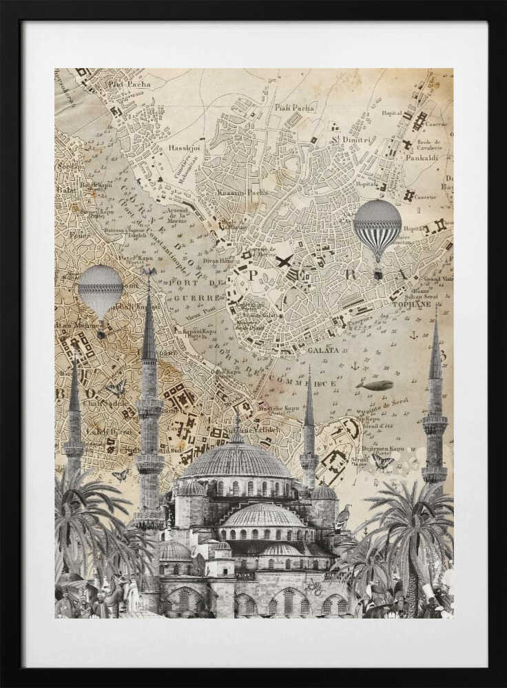 Istanbul (City Breaks) - Art Print by Simon Goggin Travel Poster