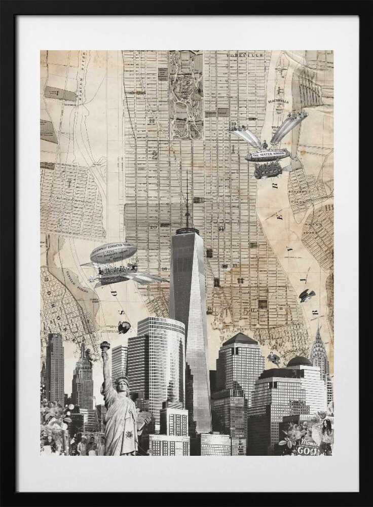 New York (City Breaks) - Art Print by Simon Goggin Travel Poster