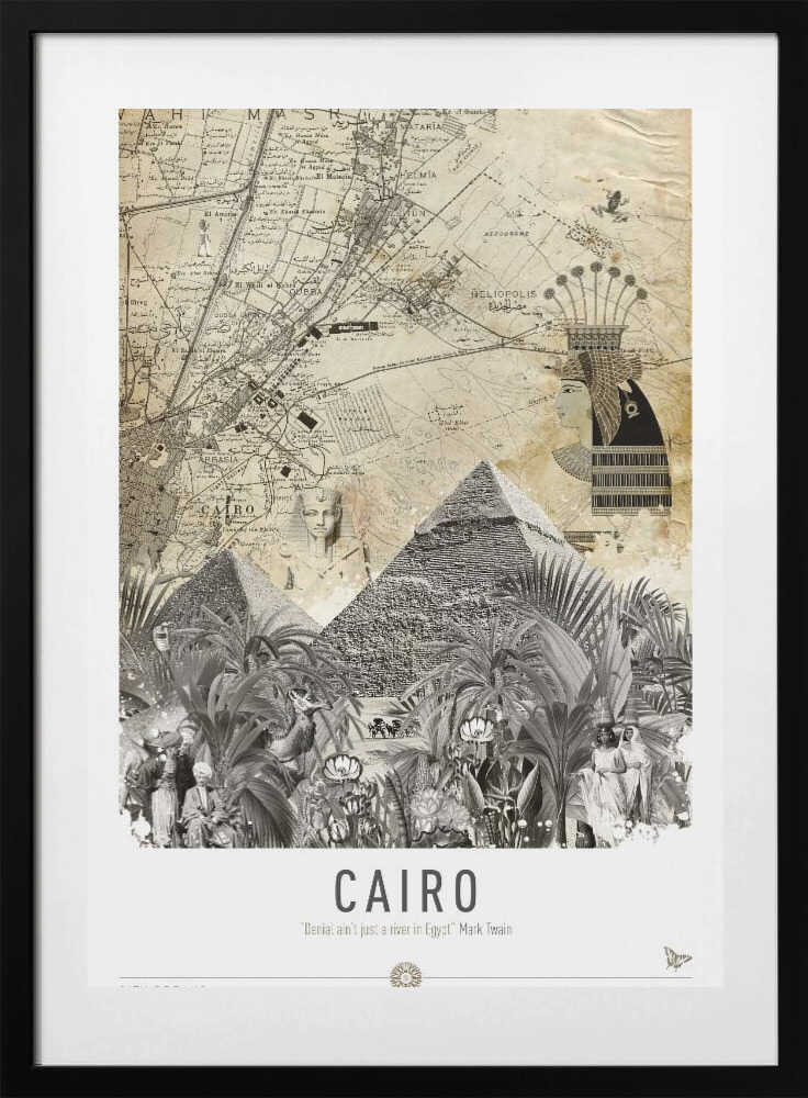 Cairo (City Breaks) - Art Print by Simon Goggin Travel Poster