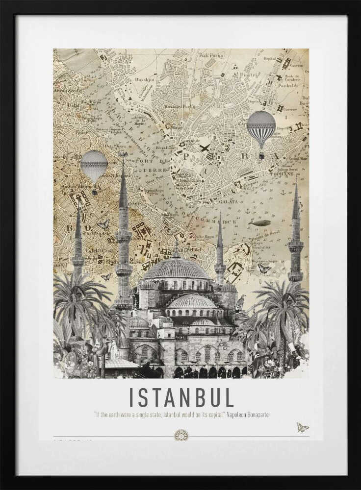 Istanbul (City Breaks) - Art Print by Simon Goggin Travel Poster