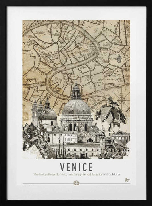 Venice (City Breaks) - Art Print by Simon Goggin Travel Poster