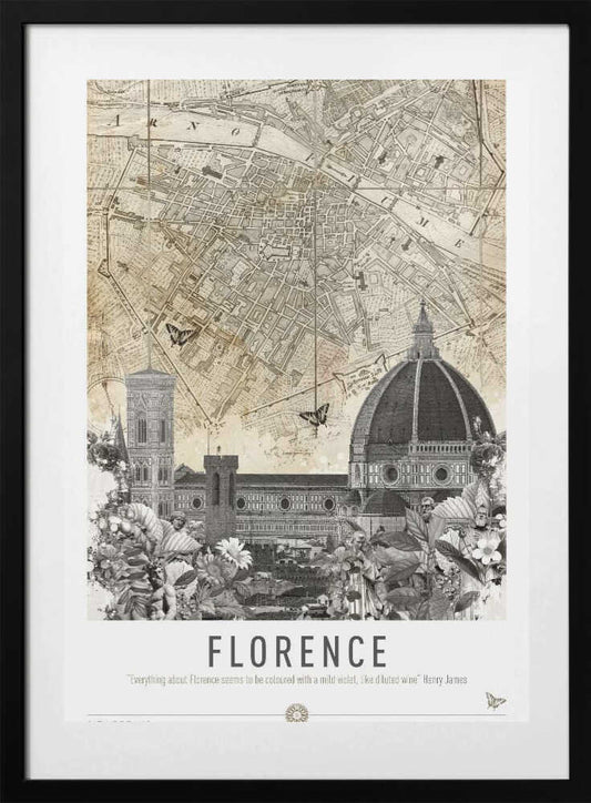 Florence (City Breaks) - Art Print by Simon Goggin Travel Poster