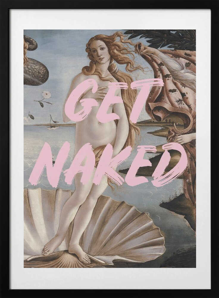 Venus get naked - Art Print by Talitha McQueen