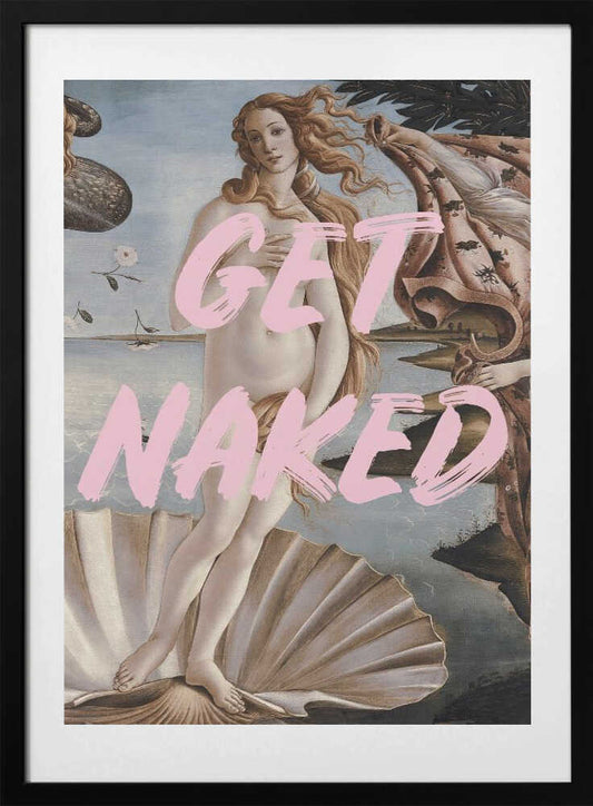 Venus get naked - Art Print by Talitha McQueen