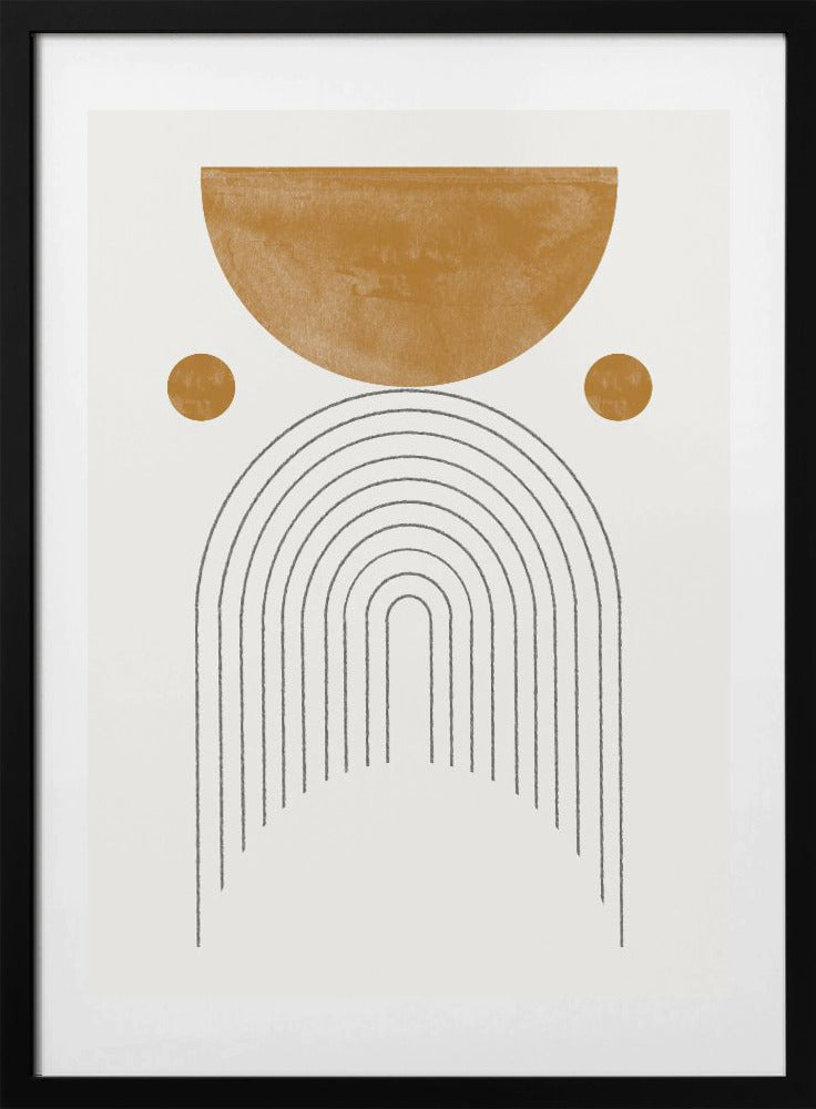 Geometric Harmony - Art Print by THE MIUUS STUDIO