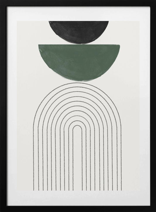 Shapes in Harmony - Art Print by THE MIUUS STUDIO