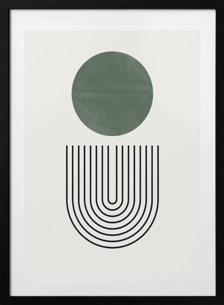 Circles and Lines - Art Print by THE MIUUS STUDIO
