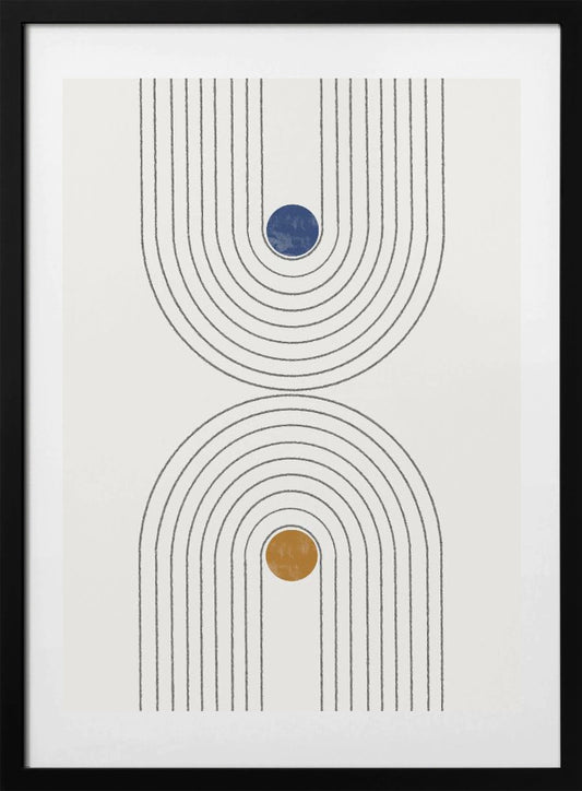 Dual Paths - Art Print by THE MIUUS STUDIO