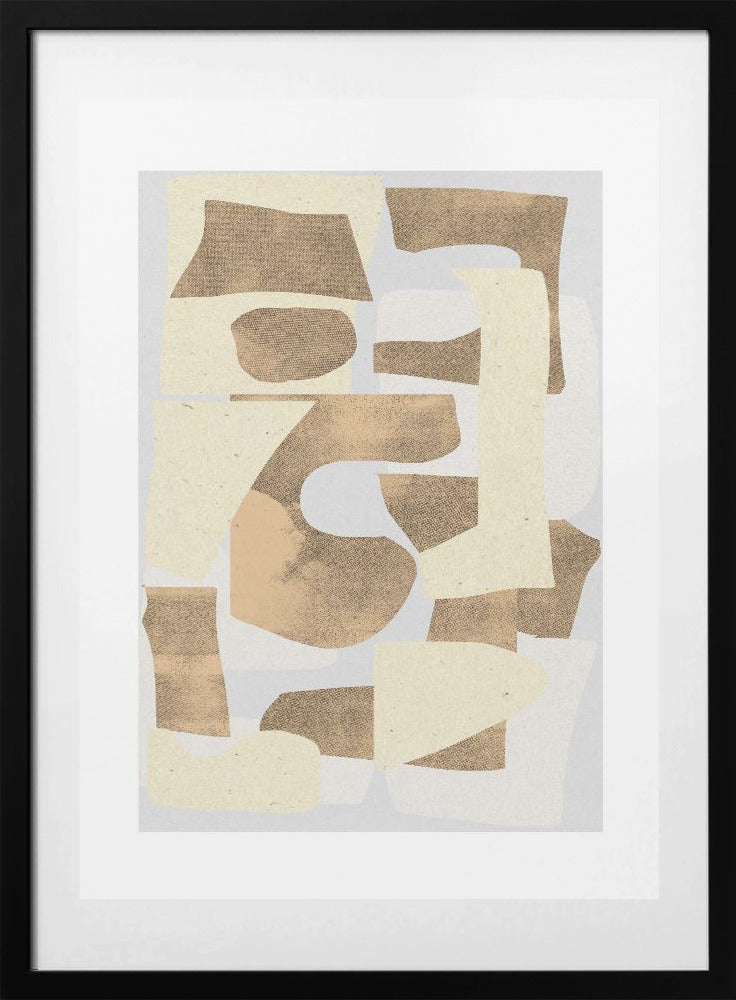 Earthy Fragments - Art Print by THE MIUUS STUDIO