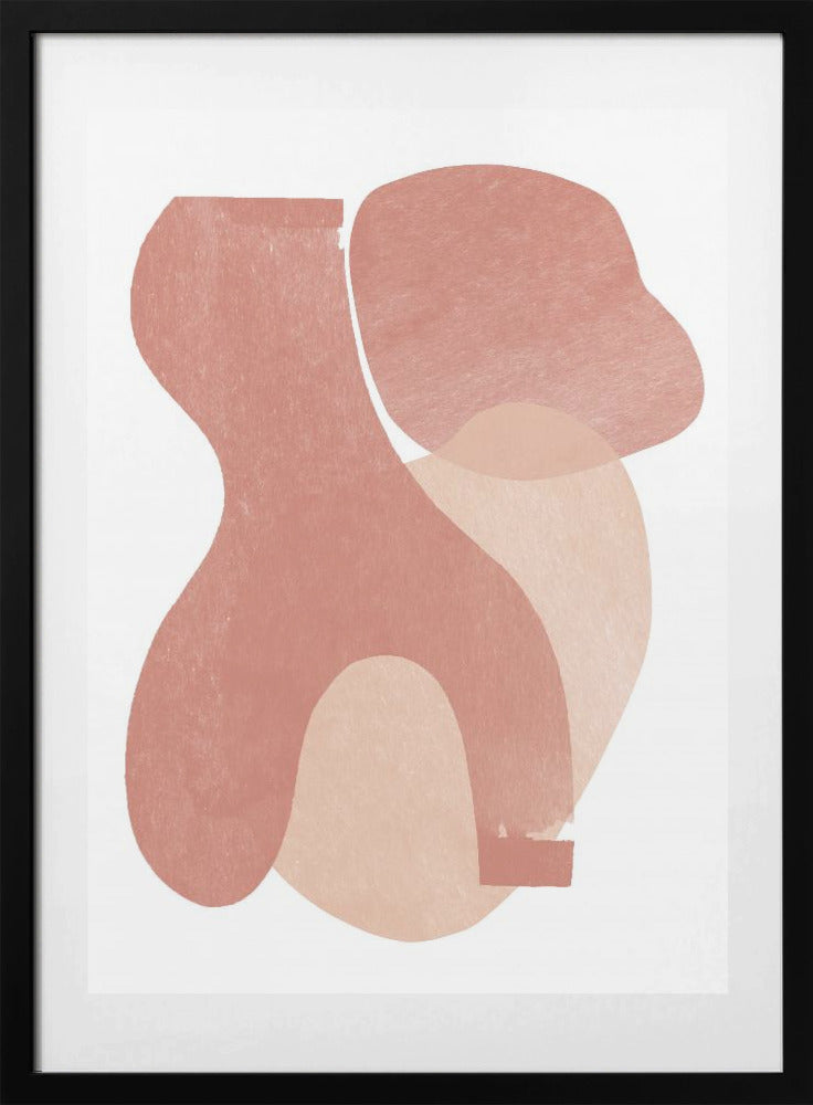 Peach Paper Cut Composition No.2 - Art Print by THE MIUUS STUDIO