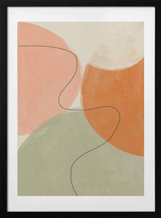 Soft Curves Dance - Art Print by THE MIUUS STUDIO