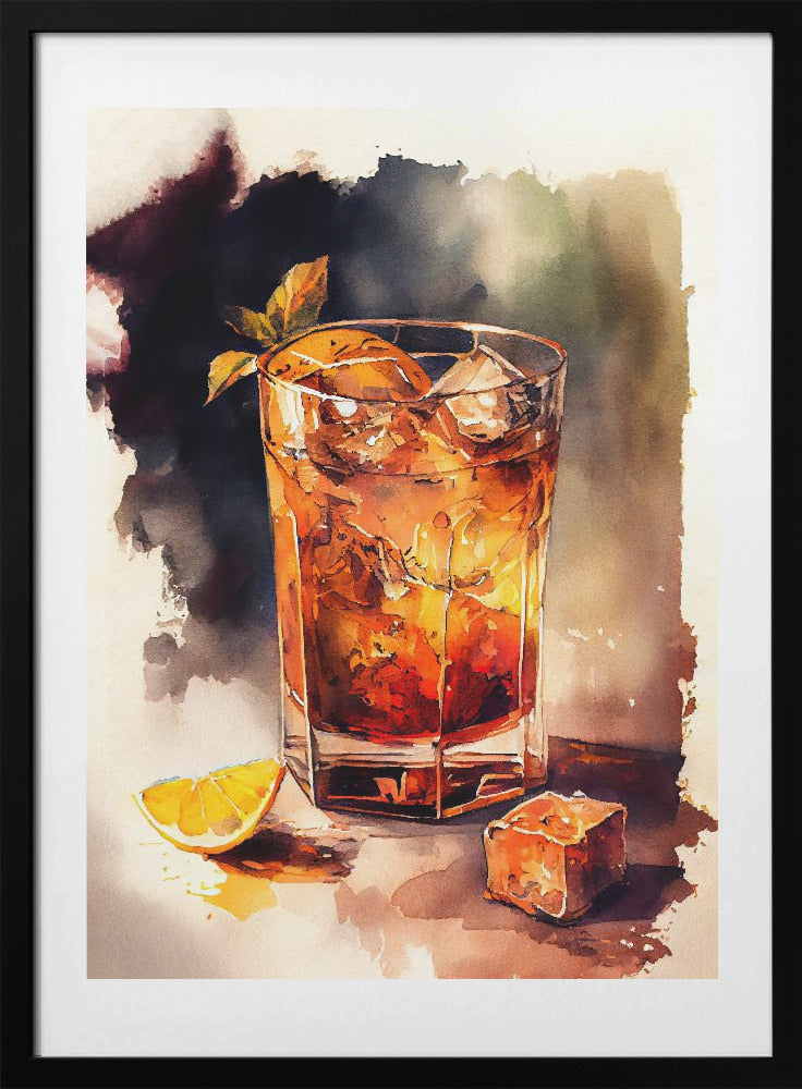 Drinks cocktail - Art Print by Justyna Jaszke