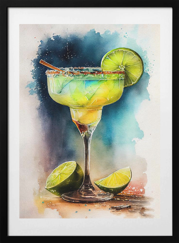 Drinks cocktail - Art Print by Justyna Jaszke