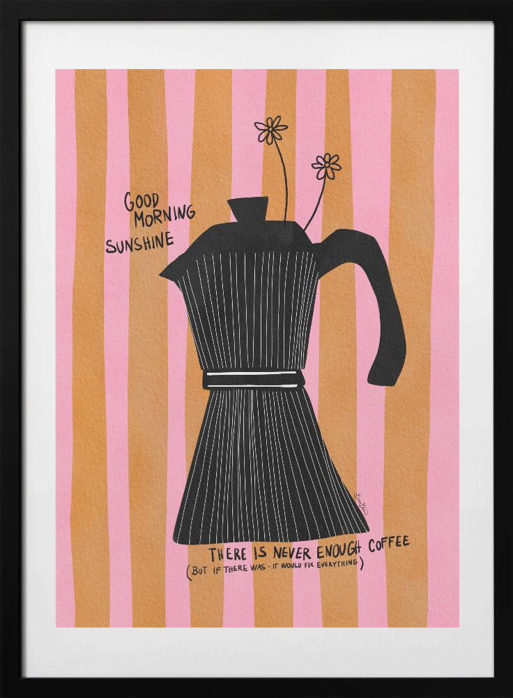 Mocca Coffee Sunshine - Art Print by Baroo Bloom