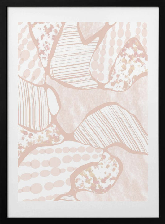 Peach Fields - Art Print by Martina