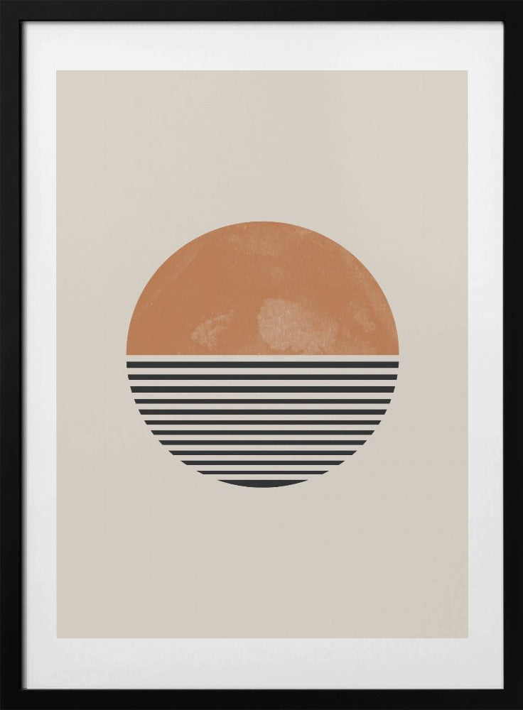 Striped Horizon - Art Print by THE MIUUS STUDIO