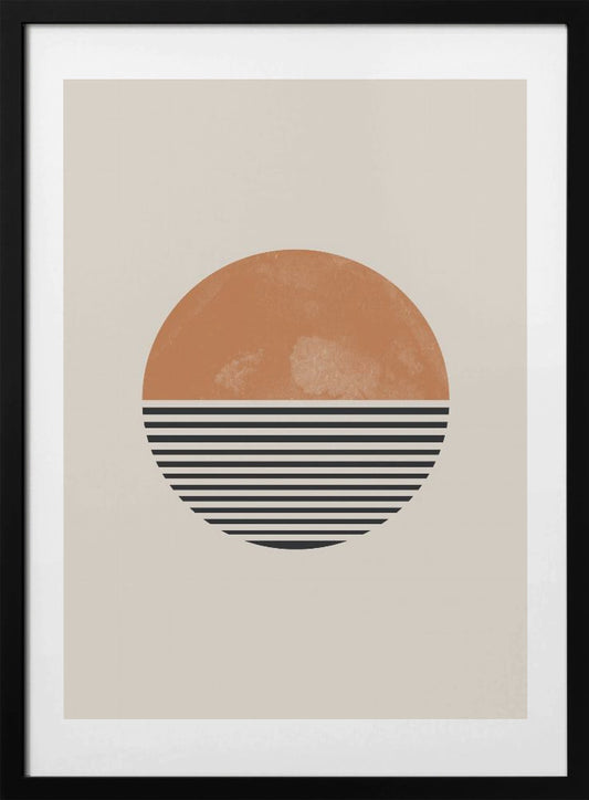 Striped Horizon - Art Print by THE MIUUS STUDIO