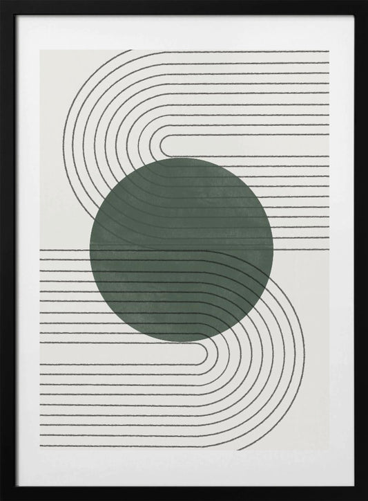 Curved Harmony - Art Print by THE MIUUS STUDIO