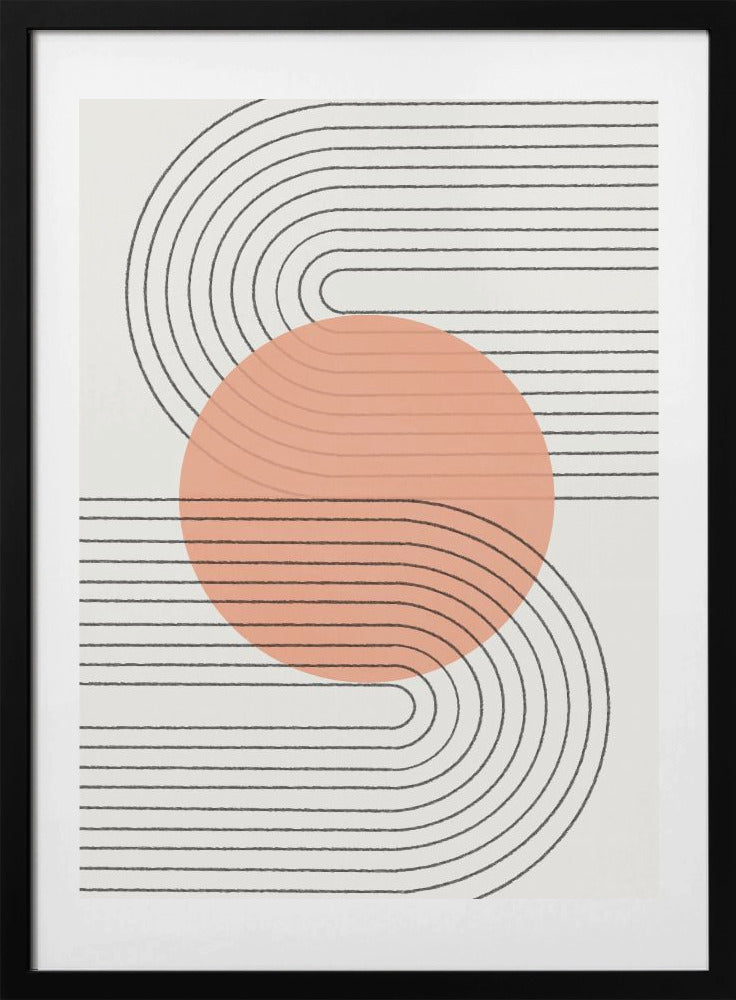 Curved Harmony - Art Print by THE MIUUS STUDIO