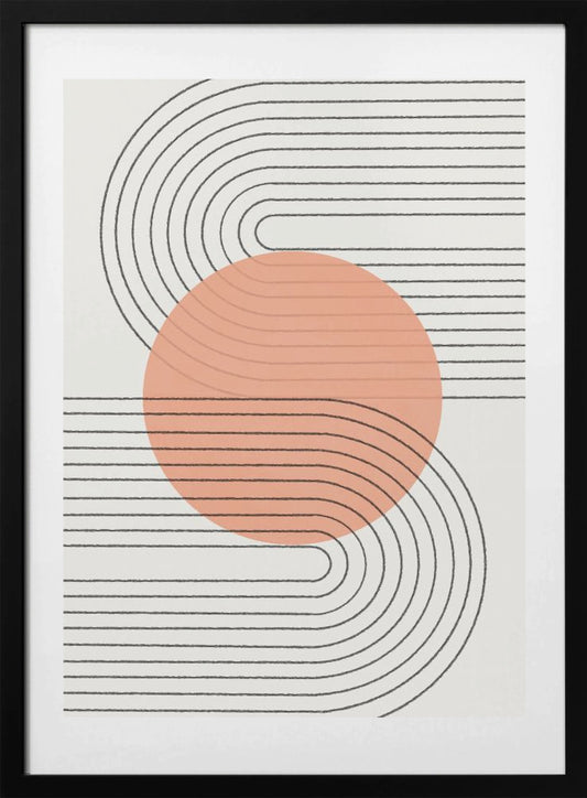 Curved Harmony - Art Print by THE MIUUS STUDIO