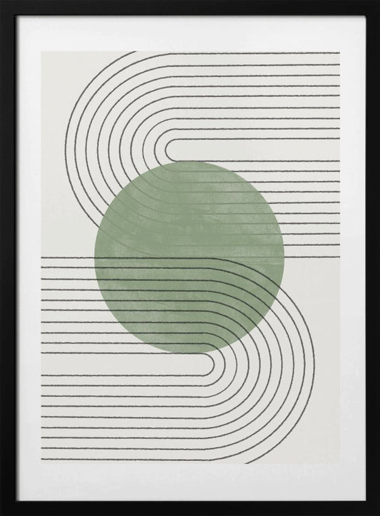 Curved Harmony - Art Print by THE MIUUS STUDIO