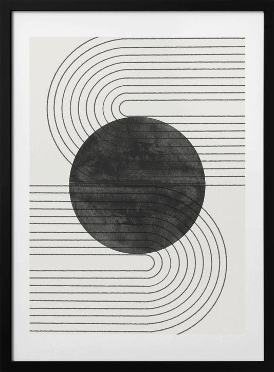 Orbiting Lines - Art Print by THE MIUUS STUDIO