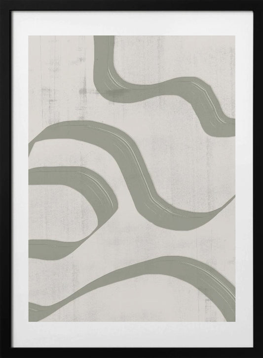 Curving Streamlines - Art Print by THE MIUUS STUDIO