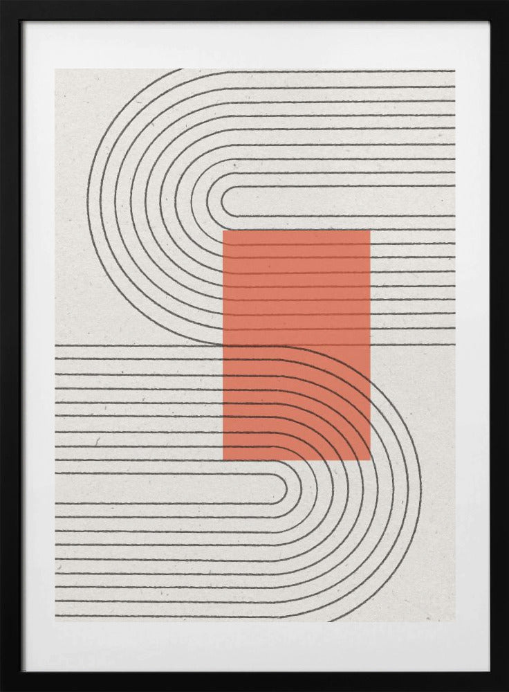 Curved Harmony - Art Print by THE MIUUS STUDIO