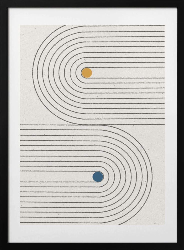 Binary Circles - Art Print by THE MIUUS STUDIO