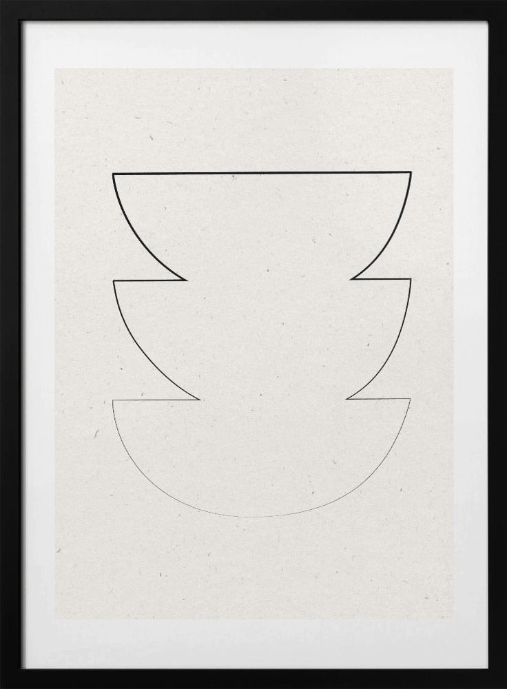 Stacked Simplicity - Art Print by THE MIUUS STUDIO