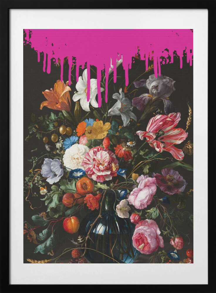 Vintage Botanical, Altered Pinky Art - Art Print by The Art Concept