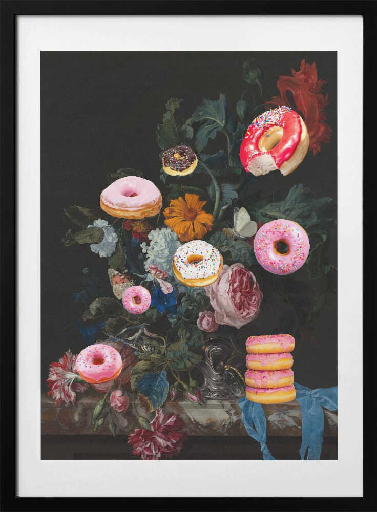 Bouquet of Donuts - Art Print by The Art Concept