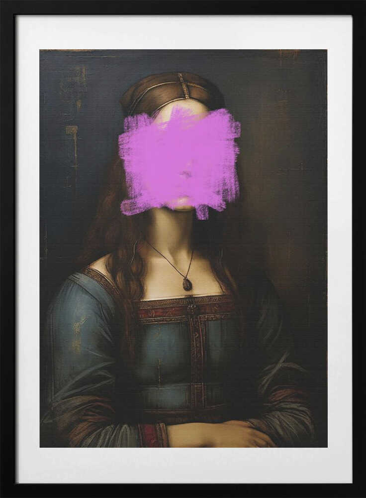 Modern Mona Lisa - Art Print by The Art Concept