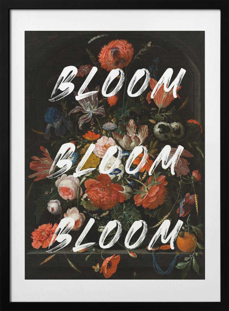Bloom Vintage Flowers - Art Print by The Art Concept