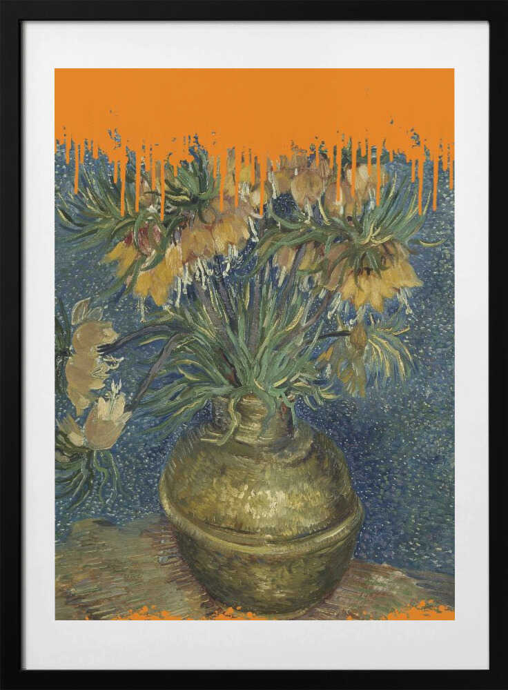 Collage Sunflowers and the splash Van Gogh - Art Print by The Art Concept