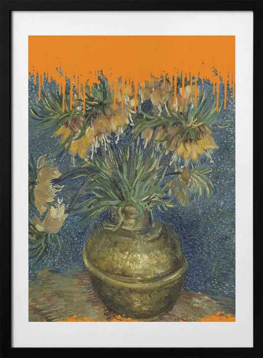 Collage Sunflowers and the splash Van Gogh - Art Print by The Art Concept
