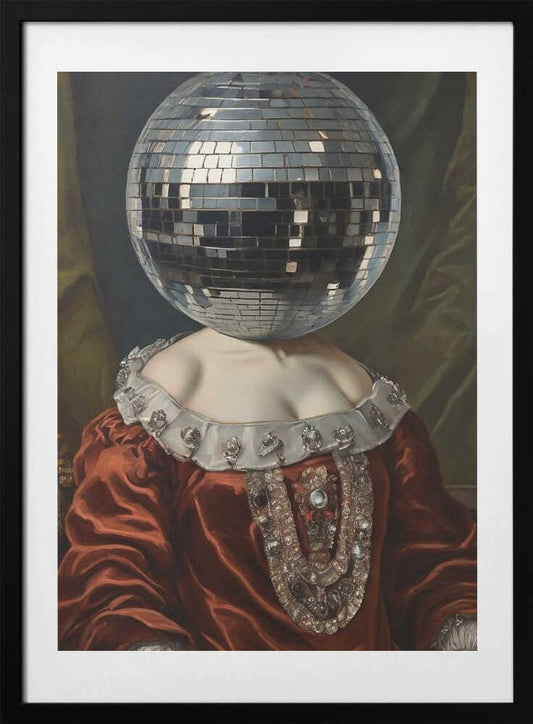 Antique Disco Ball - Art Print by The Art Concept